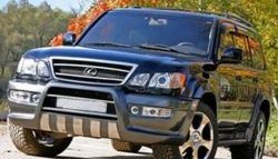 18 449 р. Передний бампер Red Aleti Lexus LX470 J100 дорестайлинг (1998-2002) (Неокрашенный)  с доставкой в г. Москва. Увеличить фотографию 2