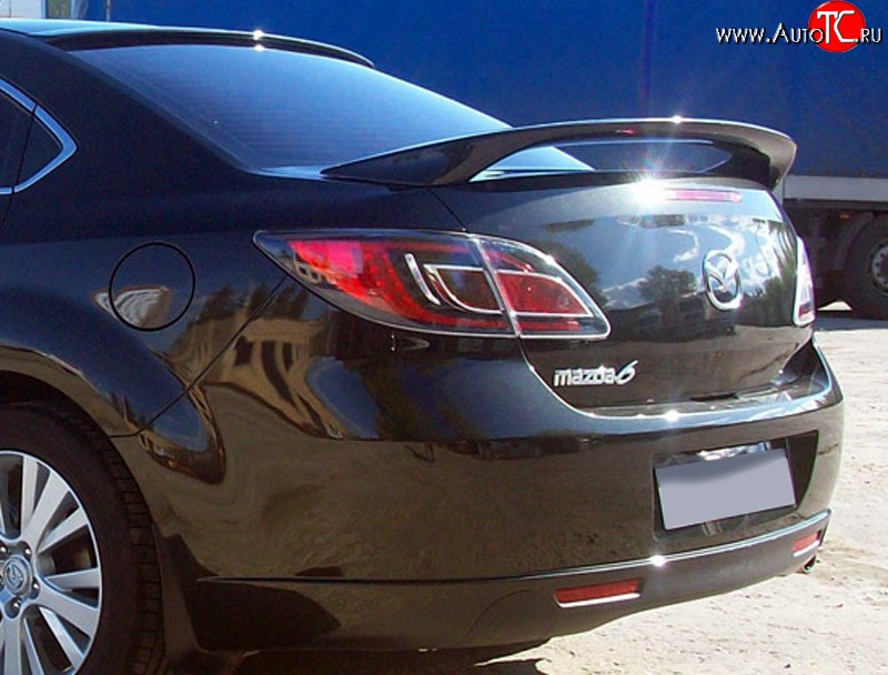 5 899 р. Спойлер EX-Style V2 Mazda 6 GH дорестайлинг седан (2007-2010) (Неокрашенный)  с доставкой в г. Москва