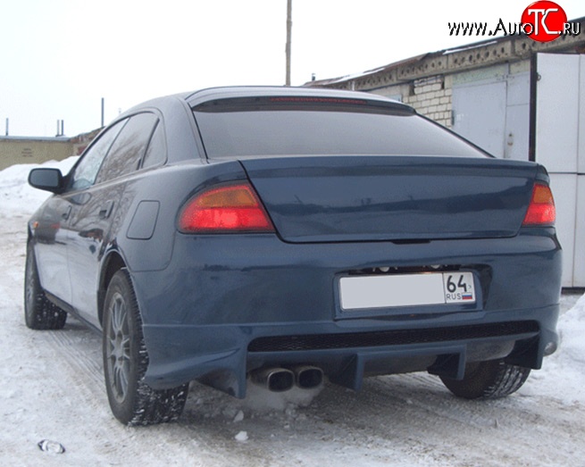 6 899 р. Накладка заднего бампера M-VRS Mazda 323 BA дорестайлинг седан (1994-1996) (Неокрашенная)  с доставкой в г. Москва