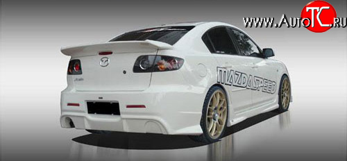 12 199 р. Спойлер Mazda-Speed Mazda 3/Axela BK дорестайлинг седан (2003-2006) (Неокрашенный)  с доставкой в г. Москва