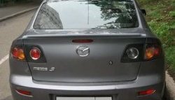 3 099 р. Спойлер Style Mazda 3/Axela BK дорестайлинг седан (2003-2006) (Неокрашенный)  с доставкой в г. Москва. Увеличить фотографию 3