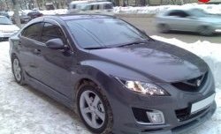 1 149 р. Реснички EX-Style  Mazda 6  GH (2007-2012) дорестайлинг лифтбэк, дорестайлинг седан, дорестайлинг универсал, рестайлинг лифтбэк, рестайлинг седан, рестайлинг универсал (Неокрашенные)  с доставкой в г. Москва. Увеличить фотографию 3