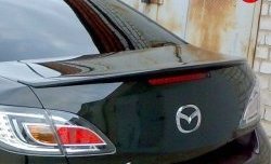 3 899 р. Спойлер EX-Style V1 Mazda 6 GH дорестайлинг седан (2007-2010) (Неокрашенный)  с доставкой в г. Москва. Увеличить фотографию 3