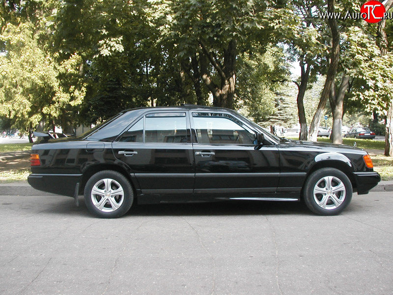 3 199 р. Пороги накладки Classic Mercedes-Benz E-Class W124 седан дорестайлинг (1984-1993)  с доставкой в г. Москва