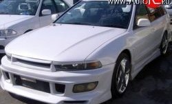 Пороги накладки Dolphin Mitsubishi Galant 8  дорестайлинг седан (1996-1998)