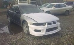 11 099 р. Передний бампер Evo style  Mitsubishi Galant  8 (1996-1998)  дорестайлинг седан (Без сетки, Неокрашенный)  с доставкой в г. Москва. Увеличить фотографию 6