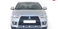 22 899 р. Передний бампер Standart Plus  Mitsubishi Lancer  10 (2007-2010) седан дорестайлинг, хэтчбэк дорестайлинг (Неокрашенный)  с доставкой в г. Москва. Увеличить фотографию 2