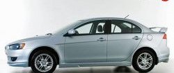 3 599 р. Пороги накладки Elegance Mitsubishi Lancer 10 седан дорестайлинг (2007-2010) (Неокрашенные)  с доставкой в г. Москва. Увеличить фотографию 1