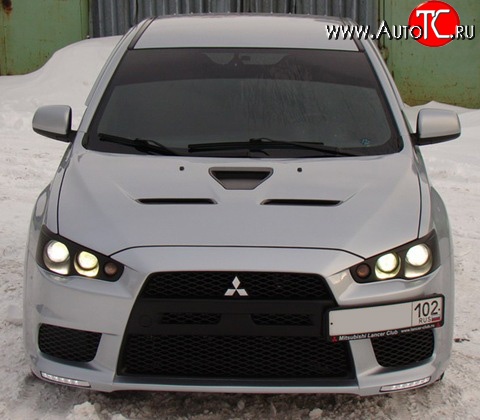 25 199 р. Передняя оптика Evo Mitsubishi Lancer 10 седан дорестайлинг (2007-2010)  с доставкой в г. Москва