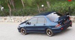 5 399 р. Накладка заднего бампера Sport 2.0 Mitsubishi Lancer 9 1-ый рестайлинг седан (2003-2005) (Неокрашенная)  с доставкой в г. Москва. Увеличить фотографию 2