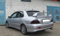 8 299 р. Спойлер в стиле Evo var №2 (средний) Mitsubishi Lancer 9 2-ой рестайлинг седан (2005-2009) (Неокрашенный)  с доставкой в г. Москва. Увеличить фотографию 3