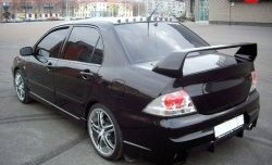 8 299 р. Спойлер в стиле Evo var №2 (средний) Mitsubishi Lancer 9 2-ой рестайлинг седан (2005-2009) (Неокрашенный)  с доставкой в г. Москва. Увеличить фотографию 4