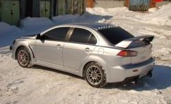 2 159 р. Диффузор Evo на крышу  Mitsubishi Lancer  10 (2007-2017) седан дорестайлинг, седан рестайлинг (Неокрашенный)  с доставкой в г. Москва. Увеличить фотографию 1