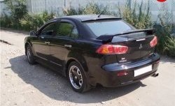 3 899 р. Козырёк на заднее лобовое стекло Sport Mitsubishi Lancer 10 седан дорестайлинг (2007-2010) (Неокрашенный)  с доставкой в г. Москва. Увеличить фотографию 2