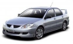 5 999 р. Пороги накладки EGR  Mitsubishi Lancer  9 (2003-2009) 1-ый рестайлинг седан, 1-ый рестайлинг универсал, 2-ой рестайлинг седан, 2-ой рестайлинг универсал (Неокрашенные)  с доставкой в г. Москва. Увеличить фотографию 3