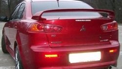 8 199 р. Спойлер Zodiak  Mitsubishi Lancer  10 (2007-2017) седан дорестайлинг, седан рестайлинг (Неокрашенный)  с доставкой в г. Москва. Увеличить фотографию 1