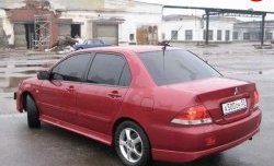 Накладка заднего бампера на Mitsubishi Lancer 9 CS седан 2-ой рестайлинг (2005-2009)