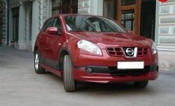 5 799 р. Накладка переднего бампера Городская Легенда Nissan Qashqai 1 дорестайлинг (2007-2010) (Неокрашенная)  с доставкой в г. Москва. Увеличить фотографию 2