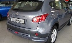 3 479 р. Комплект ресничек на фонари Nissan Qashqai 1 дорестайлинг (2007-2010) (Неокрашенные)  с доставкой в г. Москва. Увеличить фотографию 1