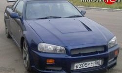 17 249 р. Пластиковый капот GTR Nissan Skyline R34 (1999-2002) (Неокрашенный)  с доставкой в г. Москва. Увеличить фотографию 2