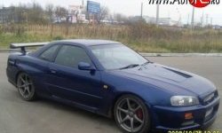 17 249 р. Пластиковый капот GTR Nissan Skyline R34 (1999-2002) (Неокрашенный)  с доставкой в г. Москва. Увеличить фотографию 3