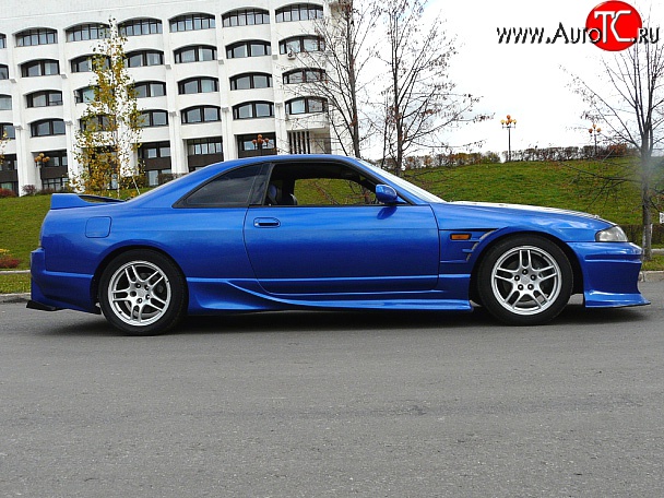 11 649 р. Пороги накладки DoLuck Nissan Skyline R33 (1993-1998) (Неокрашенные)  с доставкой в г. Москва