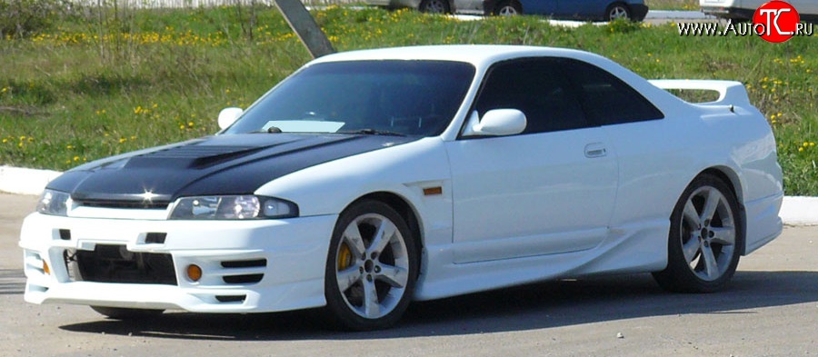 10 549 р. Передний бампер Drift style Nissan Skyline R33 (1993-1998) (Неокрашенный)  с доставкой в г. Москва