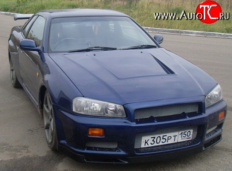 9 549 р. Передний бампер GTR Nissan Skyline R33 (1993-1998) (Неокрашенный)  с доставкой в г. Москва