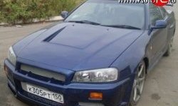 9 549 р. Передний бампер GTR Nissan Skyline R33 (1993-1998) (Неокрашенный)  с доставкой в г. Москва. Увеличить фотографию 2