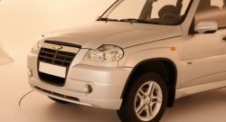 1 999 р. Пороги накладки Памир Chevrolet Niva 2123 дорестайлинг (2002-2008) (Неокрашенные)  с доставкой в г. Москва. Увеличить фотографию 2