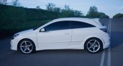 4 599 р. Пороги накладки DM-Style  Opel Astra  H GTC (2004-2011) хэтчбек 3 дв. дорестайлинг, хэтчбек 3 дв. рестайлинг (Неокрашенные)  с доставкой в г. Москва. Увеличить фотографию 1