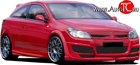 3 649 р. Решётка радиатора Sport (дорестайлинг) Opel Astra H универсал рестайлинг (2007-2015)  с доставкой в г. Москва