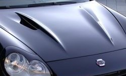 21 699 р. Пластиковый капот Techart Magnum I Porsche Cayenne 955 (2002-2006) (Неокрашенный)  с доставкой в г. Москва. Увеличить фотографию 2