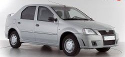 4 249 р. Передний бампер Классик 2 Renault Logan 1 дорестайлинг (2004-2010) (Неокрашенный)  с доставкой в г. Москва. Увеличить фотографию 3