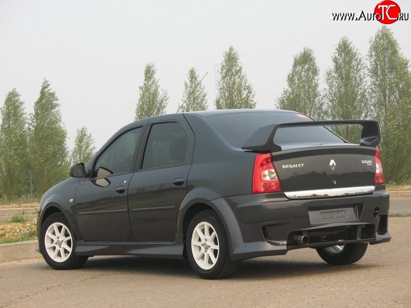 6 499 р. Спойлер Power DM 2 Renault Logan 1 рестайлинг (2010-2016) (Неокрашенный)  с доставкой в г. Москва