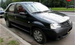 3 069 р. Передний бампер SAT Renault Logan 1 дорестайлинг (2004-2010) (Неокрашенный)  с доставкой в г. Москва. Увеличить фотографию 4