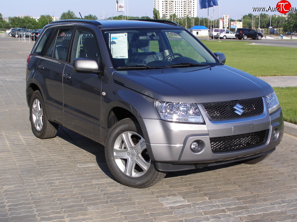 13 199 р. Передний бампер Standart Suzuki Grand Vitara JT 5 дверей дорестайлинг (2005-2008)  с доставкой в г. Москва