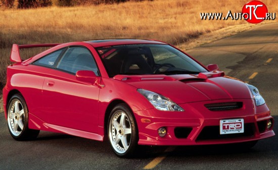 4 449 р. Пороги накладки TRD  Toyota Celica  T230 (1999-2006)  с доставкой в г. Москва