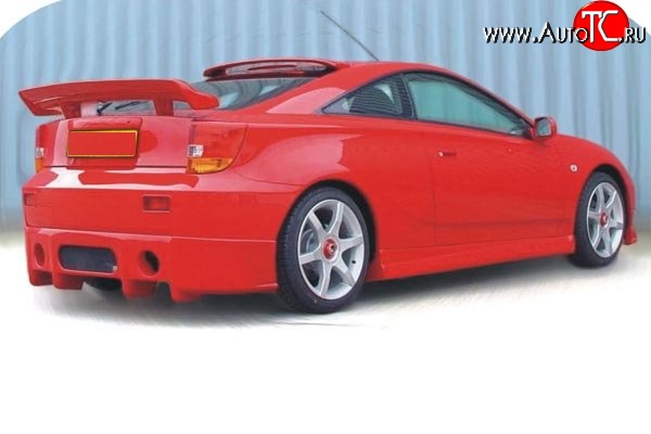 4 399 р. Накладка заднего бампера CarZone MK2 Toyota Celica T230 (1999-2006)  с доставкой в г. Москва