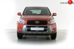 2 899 р. Накладка переднего бампера Toyota RAV4 XA305 5 дв. дорестайлинг (2005-2009) (Неокрашенная)  с доставкой в г. Москва. Увеличить фотографию 2