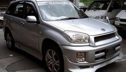 8 949 р. Накладка переднего бампера Sport  Toyota RAV4  CA20 (2000-2003) 3 дв. дорестайлинг, 5 дв. дорестайлинг (Неокрашенная)  с доставкой в г. Москва. Увеличить фотографию 2