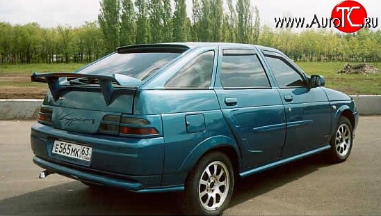 1 099 р. Нижний спойлер Кураж Mitsubishi Galant Fortis CX лифтбэк (2007-2015) (Неокрашенный)  с доставкой в г. Москва