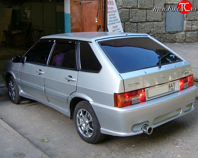 2 899 р. Задний бампер M-VRS Лада 2114 (2001-2014) (Неокрашенный)  с доставкой в г. Москва