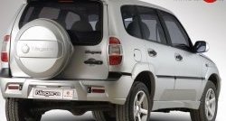 3 099 р. Бокс запасного колеса Ниагара 2  Chevrolet Niva  2123 (2002-2020), Лада 2123 (Нива Шевроле) (2002-2021), Лада Нива Трэвел (2021-2025) (Неокрашенный)  с доставкой в г. Москва. Увеличить фотографию 2