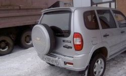 2 299 р. Чехол запасного колеса Chevrolet Chevrolet Niva 2123 рестайлинг (2009-2020) (Неокрашенный)  с доставкой в г. Москва. Увеличить фотографию 4