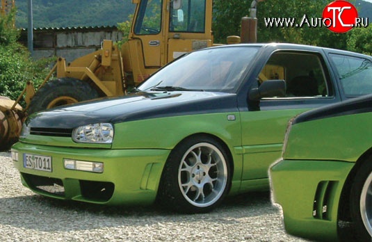 7 999 р. Передний бампер Well Volkswagen Golf 3 (1991-1998)  с доставкой в г. Москва