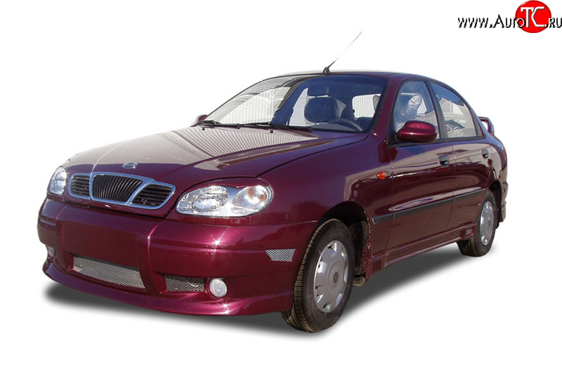 449 р. Комплект накладок на зеркала Sprint Daewoo Sense Т100 седан (1997-2008) (Неокрашенные)  с доставкой в г. Москва