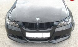 5 999 р. Накладка переднего бампера AC Shnitzer BMW 3 серия E90 седан дорестайлинг (2004-2008) (Неокрашенная)  с доставкой в г. Москва. Увеличить фотографию 3