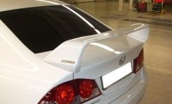 10 699 р. Антикрыло Mugen  Honda Civic  FD (2005-2011) седан дорестайлинг, седан рестайлинг (Неокрашенный)  с доставкой в г. Москва. Увеличить фотографию 4