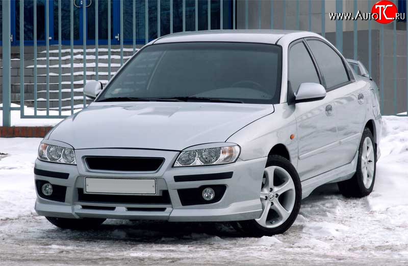 699 р. Реснички Rieger KIA Spectra (2000-2009) (Неокрашенные)  с доставкой в г. Москва